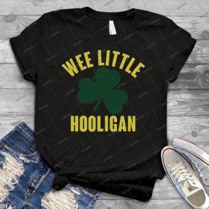Wee Little Hooligan - Vintage Men's Shirt Tshirt For Women Classic Handmade Shirt Retro Graphic Tee