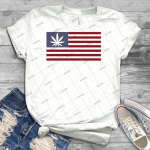 Weed Flag 83 - Best Unisex Trending Handmade T-shirt Gift Idea For Men T-shirt For Woman
