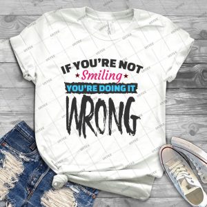 Wenn Sie Nicht Lcheln Tun Sie Es Falsch 86 - Trending Shirt For Women Vintage Retro Tee For Men Kid's T-Shirt Handmade Shirt