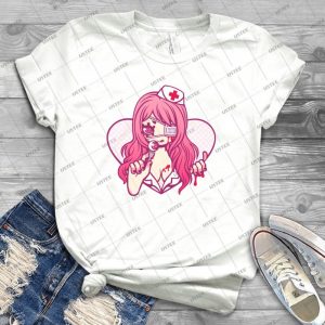 Werepop-Bloody Nurse Heart - Best Unisex Trending Handmade T-shirt Gift Idea For Men T-shirt For Woman
