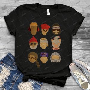 Wes Anderson S Hats 28 - Vintage Men's Shirt Tshirt For Women Classic Handmade Shirt Retro Graphic Tee
