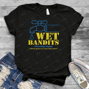 Wet Bandits Plumbing - Best Unisex Trending Handmade T-shirt Gift Idea For Men T-shirt For Woman