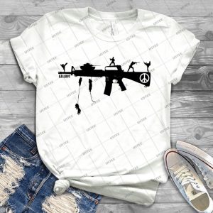Where S The Peace - Best Unisex Trending Handmade T-shirt Gift Idea For Men T-shirt For Woman