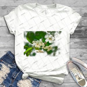 White Cherry Blossoms 23 - Best Unisex Trending Handmade T-shirt Gift Idea For Men T-shirt For Woman