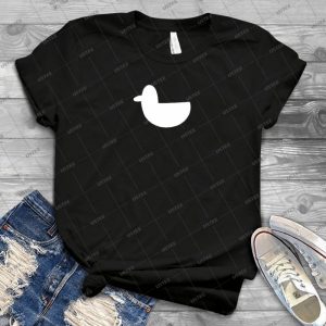 White Duck - Gift Idea Shirt For Men Tee For Women Classic Retro Vintage Graphic T-Shirt