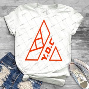 White T-Shirt-With Red Print - Best Unisex Trending Handmade T-shirt Gift Idea For Men T-shirt For Woman