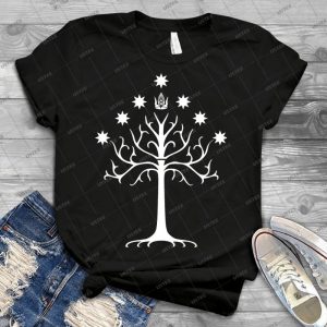 White Tree Of Gondor - Best Unisex Trending Handmade T-shirt Gift Idea For Men T-shirt For Woman