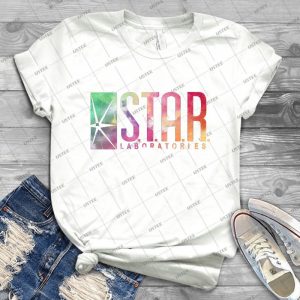 White Watercolor S-T-A-R- Laboratories 58 - Gift Idea Shirt For Men Tee For Women Classic Retro Vintage Graphic T-Shirt