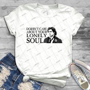 Who Cares About Your Lonely Soul - Vintage Men's Shirt Tshirt For Women Classic Handmade Shirt Retro Graphic Tee
