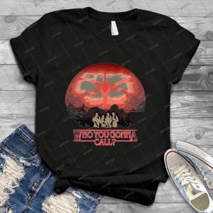 Who You Gonna Call Stranger Things - Vintage Men's Shirt Tshirt For Women Classic Handmade Shirt Retro Graphic Tee