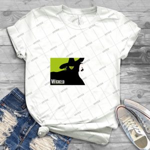 Wicked The Musical - Vintage Men's Shirt Tshirt For Women Classic Handmade Shirt Retro Graphic Tee