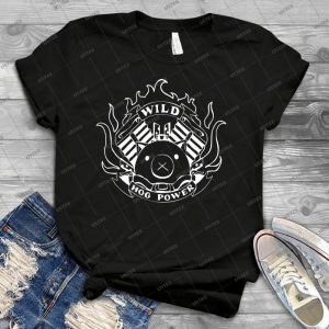 Wild Hog Power 60 - Trending Shirt For Women Vintage Retro Tee For Men Kid's T-Shirt Handmade Shirt
