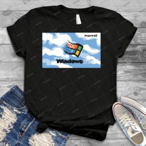 Windows 95 Drawing 42 - Trending Shirt For Women Vintage Retro Tee For Men Kid's T-Shirt Handmade Shirt