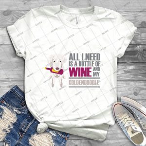 Wine And Goldendoodles 68 - Trending Shirt For Women Vintage Retro Tee For Men Kid's T-Shirt Handmade Shirt