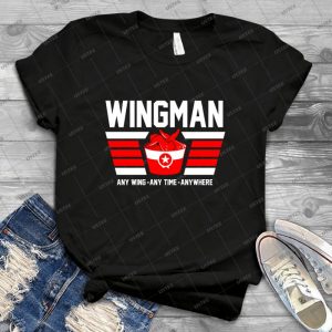 Wingman Buffalo Chicken Wing Lover 35 - Vintage Men's Shirt Tshirt For Women Classic Handmade Shirt Retro Graphic Tee