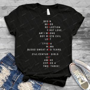 Wings Theory- Infires-Bts-White - Best Unisex Trending Handmade T-shirt Gift Idea For Men T-shirt For Woman