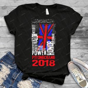 Winter Olympics 2018 Pyeongchang Team Gb - Best Unisex Trending Handmade T-shirt Gift Idea For Men T-shirt For Woman