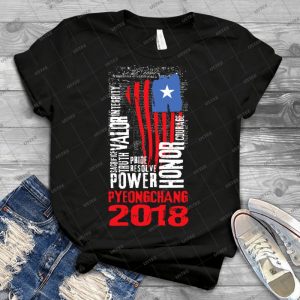 Winter Olympics 2018 Pyeongchang Team Usa - Best Unisex Trending Handmade T-shirt Gift Idea For Men T-shirt For Woman
