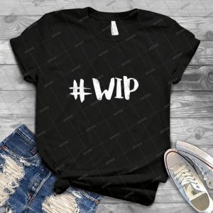 Wip - White On Black - 28 - Trending Shirt For Women Vintage Retro Tee For Men Kid's T-Shirt Handmade Shirt