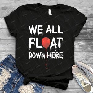 Wir Alle Schwimmen Hier Runter 55 - Vintage Men's Shirt Tshirt For Women Classic Handmade Shirt Retro Graphic Tee