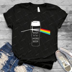 Wish You Were Beer 30 - Vintage Men's Shirt Tshirt For Women Classic Handmade Shirt Retro Graphic Tee