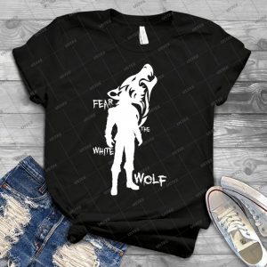 Witcher - Fear The White Wolf 6 - Best Unisex Trending Handmade T-shirt Gift Idea For Men T-shirt For Woman
