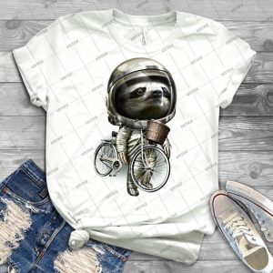 With My Bike Along 11 - Vintage Men's Shirt Tshirt For Women Classic Handmade Shirt Retro Graphic Tee