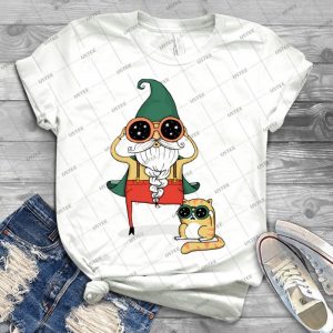 Wizard And Cat - Best Unisex Trending Handmade T-shirt Gift Idea For Men T-shirt For Woman