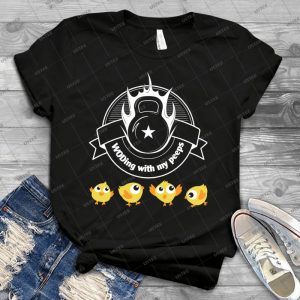 Woding With My Peeps 53 - Trending Shirt For Women Vintage Retro Tee For Men Kid's T-Shirt Handmade Shirt
