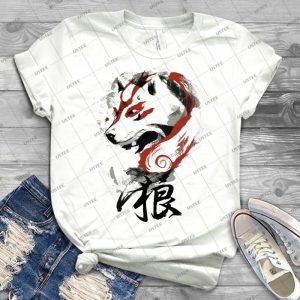 Wolf T Shirt 14 - Vintage Men's Shirt Tshirt For Women Classic Handmade Shirt Retro Graphic Tee