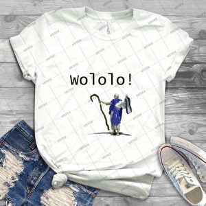 Wololo-Age Of Empires Ii - Best Unisex Trending Handmade T-shirt Gift Idea For Men T-shirt For Woman