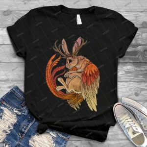 Wolpertinger 97 - Vintage Men's Shirt Tshirt For Women Classic Handmade Shirt Retro Graphic Tee