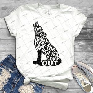 Wolves  T Shirt 11 - Vintage Men's Shirt Tshirt For Women Classic Handmade Shirt Retro Graphic Tee