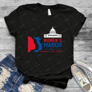 Women March On Washington - Gift Idea Shirt For Men Tee For Women Classic Retro Vintage Graphic T-Shirt