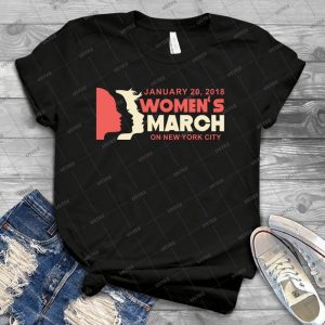Women S March January 20, 2018 On New York City - Best Unisex Trending Handmade T-shirt Gift Idea For Men T-shirt For Woman