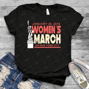 Women S March On New Yotk City January 20, 2018 - Best Unisex Trending Handmade T-shirt Gift Idea For Men T-shirt For Woman