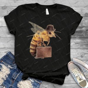 Worker Bee 1 - Vintage Men's Shirt Tshirt For Women Classic Handmade Shirt Retro Graphic Tee