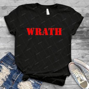 Wrath T Shirt - Vintage Men's Shirt Tshirt For Women Classic Handmade Shirt Retro Graphic Tee