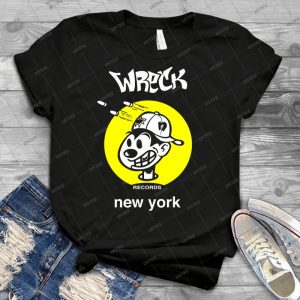 Wreck Records - Yellow Logo 18 - Best Unisex Trending Handmade T-shirt Gift Idea For Men T-shirt For Woman