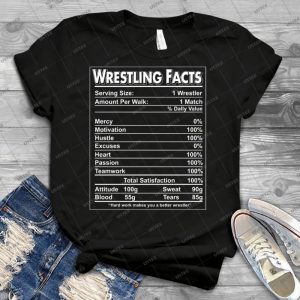 Wrestling Facts Shirt-Wrestling Team Gift - Best Unisex Trending Handmade T-shirt Gift Idea For Men T-shirt For Woman