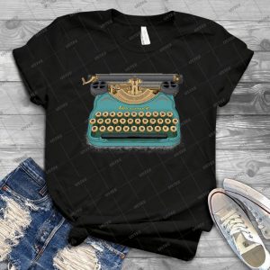 Writer S Block 9 - Vintage Men's Shirt Tshirt For Women Classic Handmade Shirt Retro Graphic Tee