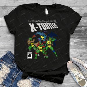 X-Turtles, Mutants In A Half Shell - Colab With Rpadame - 91 - Best Unisex Trending Handmade T-shirt Gift Idea For Men T-shirt For Woman