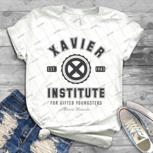 Xavier Institute - Vintage Men's Shirt Tshirt For Women Classic Handmade Shirt Retro Graphic Tee