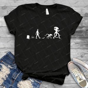 Xenomorph Evolution 11 - Vintage Men's Shirt Tshirt For Women Classic Handmade Shirt Retro Graphic Tee
