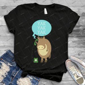 Yak On The Phone 1 - Best Unisex Trending Handmade T-shirt Gift Idea For Men T-shirt For Woman