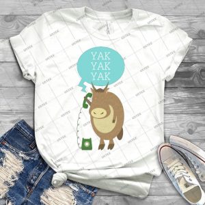 Yak On The Phone 38 - Trending Shirt For Women Vintage Retro Tee For Men Kid's T-Shirt Handmade Shirt