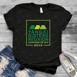 Yangxi Wiedervereinigung 2017 - Vintage Men's Shirt Tshirt For Women Classic Handmade Shirt Retro Graphic Tee