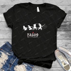 Yasuo T Shirt 48 - Vintage Men's Shirt Tshirt For Women Classic Handmade Shirt Retro Graphic Tee