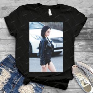 Yeeun - Clc 55 - Vintage Men's Shirt Tshirt For Women Classic Handmade Shirt Retro Graphic Tee