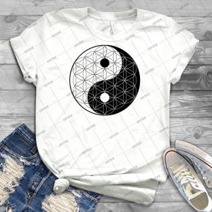 Yin Yang Flower Of Life 78 - Trending Shirt For Women Vintage Retro Tee For Men Kid's T-Shirt Handmade Shirt